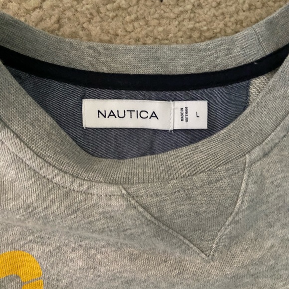 Nautica All Over Print Crewneck Sweatshirt - Picture 3 of 5